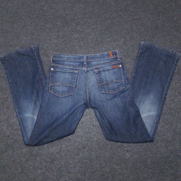 7 For All Mankind Denim - Seven for all mankind boycut boot cut blue jean